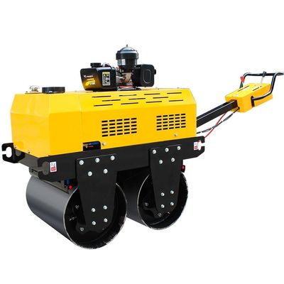 ミニ0.5トンのダブルドラム振動道路ローラーコンパクター 川崎水力ポンプ
