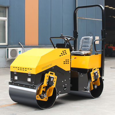 70Hz 興奮周波数 1.5t 双輪 全液圧 標準ヨーロッパエンジン ロードローラー
