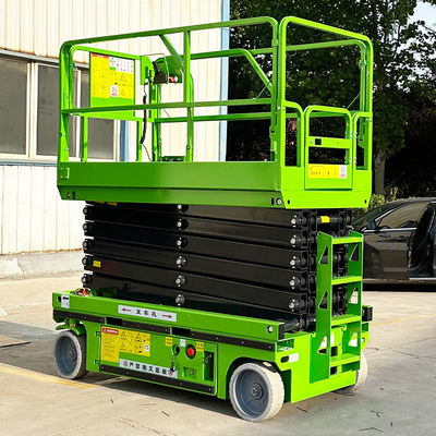 駆動モーターと 320kgの名乗負荷容量を持つ電池駆動空中作業プラットフォーム