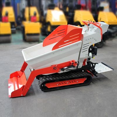 液圧式トラック式ミニダンパー 300 kg/500 kg/800 kg 滑らかで安全な操作のために