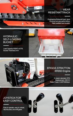 800kg 容量 MINI ダンパー 1480 x 832 x 1344 mm 建設現場の寸法