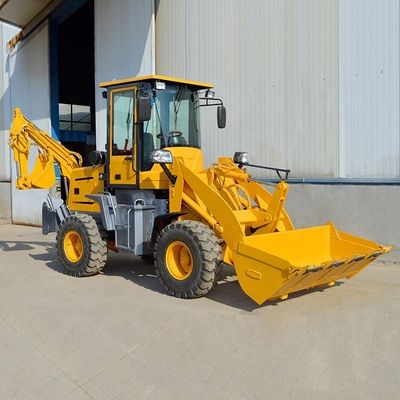 1 トンのバックホー・ローダーと牽引可能なミニバックホー