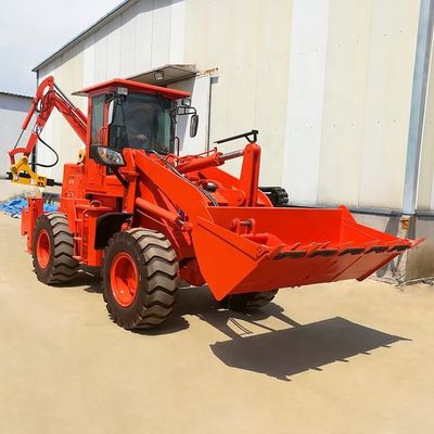 ミニバックホーローダー 3400 kg マシン重量とBOXINHUASHENG水力バルブ