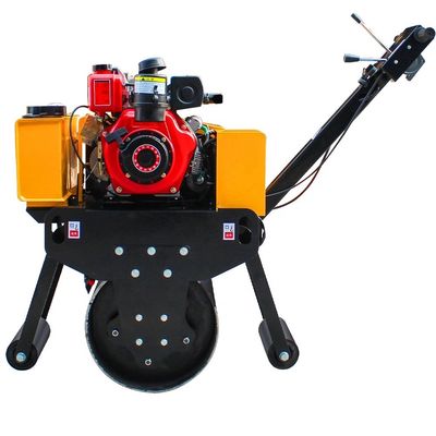 11KW ウォーク バック ミニ 500KG シングル ドラム ハンド アスファルト 小型タンデムロール コンパクター