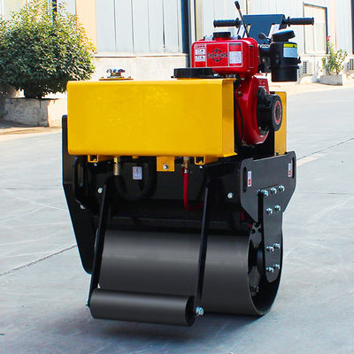 11KW ウォーク バック ミニ 500KG シングル ドラム ハンド アスファルト 小型タンデムロール コンパクター