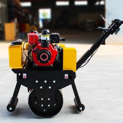 11KW ウォーク バック ミニ 500KG シングル ドラム ハンド アスファルト 小型タンデムロール コンパクター
