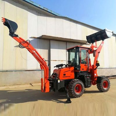 エッパエンジンのホイールローダー ミニバックホー 掘削機 4x4 バックホー ローダー 送料無料