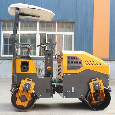 3トンの小型ロードローラー 鋼輪直径560×1100と低圧縮力