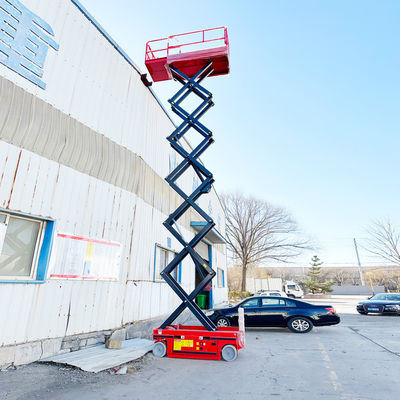 便利なキャントリバー 自動水力空中作業 900mm プラットフォームのシーザーリフト