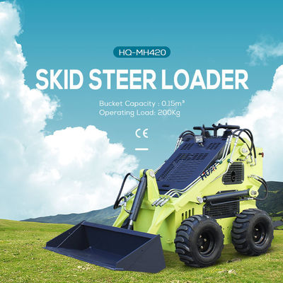 Euro 5 CE EPA 小型ミニ スキッドステアローダー 500KG 1 トン