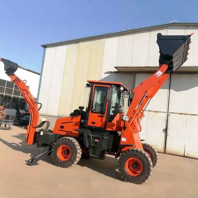 3cbm バケットバックホー ローダー チャオシュン 水力シリンダー付きの地球移動機械