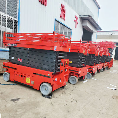 320kg名乗積載容量 12M ダブル 6M から 14M トレーラーリフト 空中作業プラットフォーム