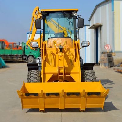 BOXINHUASHENG 水力ポンプローダー バックホー 接続 バックホー付き フロントエンドローダー
