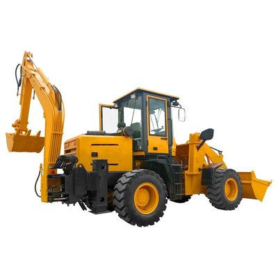 最小の電気ホイールバックホイラローダー 150mmホイールベースミニフロントエンドローダー