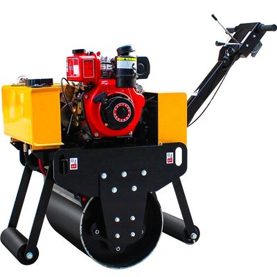 道路建設機械 振動 0.5 トン EPA エンジン付きシングルドラムロードローラー