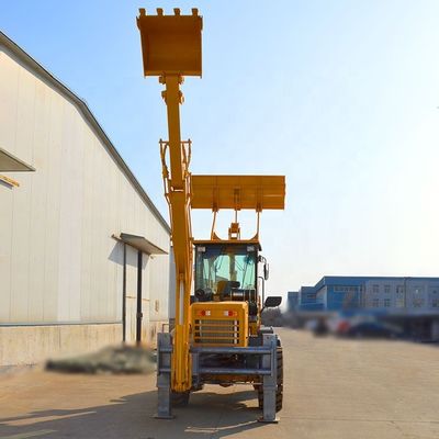 コンパクトの4×4の中国 ミニバックホーローダーとBOXINHUASHENG水力ポンプ