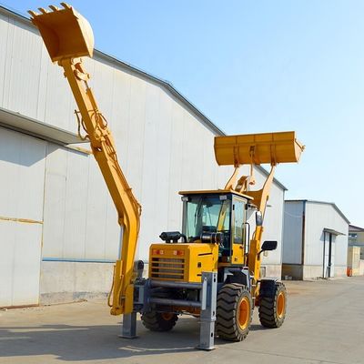 コンパクトの4×4の中国 ミニバックホーローダーとBOXINHUASHENG水力ポンプ