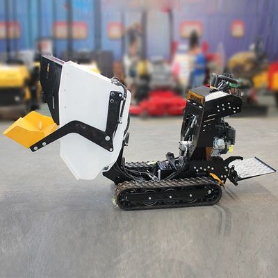 自動ロードするミニクローラーダンパー 500kgのロード容量と360kgの機械重量
