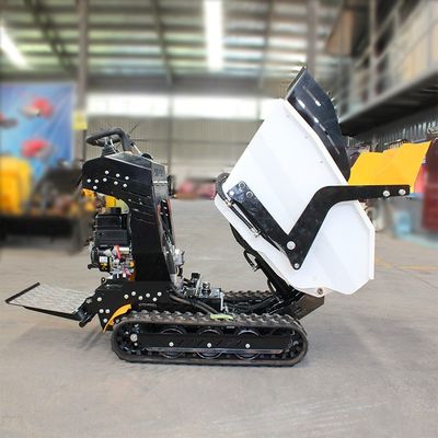 自動ロードするミニクローラーダンパー 500kgのロード容量と360kgの機械重量