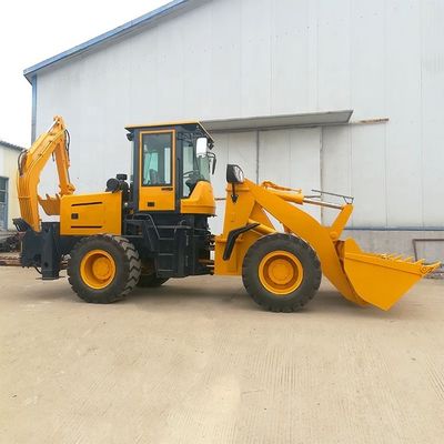 製造工場 ミニ バックホー ローダー 3 cbm バケット容量とフロントローダー