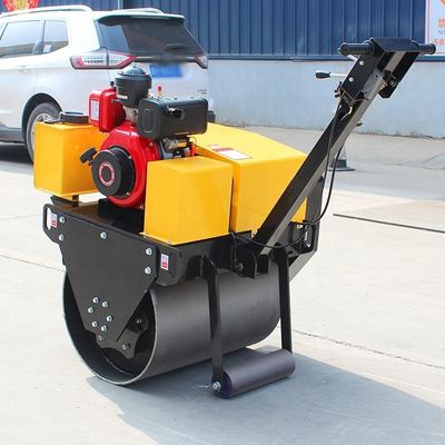 YANMAR エンジン 500kg ウォークバック シングル ドラム ロード ロール CE 認証