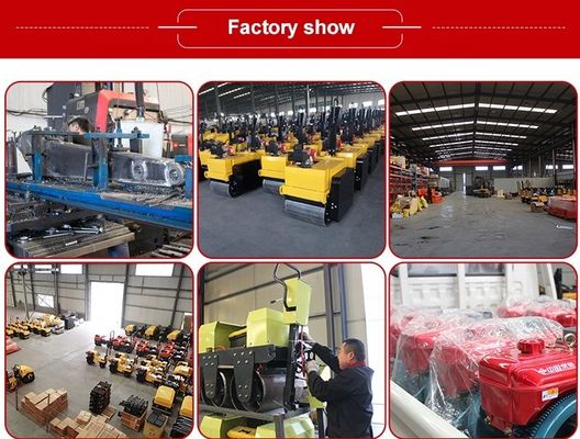 YANMAR エンジン 500kg ウォークバック シングル ドラム ロード ロール CE 認証
