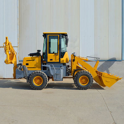 4x4 ミニバックホーローダー 高効率の稼働とBOXINHUASHENG水力ポンプ