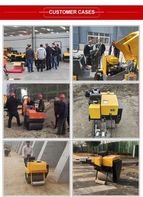 圧縮幅600mm 圧縮用の小歩行者振動式ロードローラー