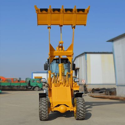 4輪駆動 2トンのバックホー・ローダーで,回転半径000mm