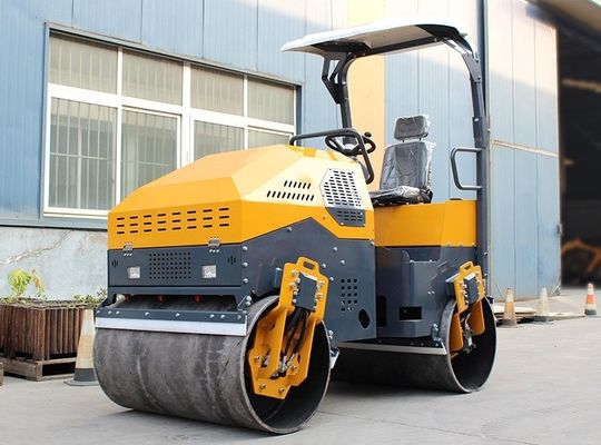 425mm ドラム直径 3T 土壌圧縮用のダブルドラムロールコンパクター