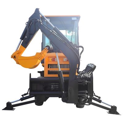 4x4 固定 フロントエンド ローダー バックホー ミニ バックホー ローダー