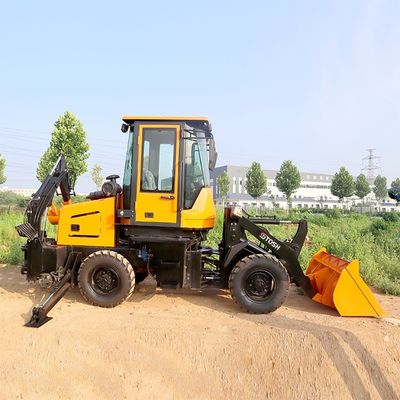 4x4 固定 フロントエンド ローダー バックホー ミニ バックホー ローダー