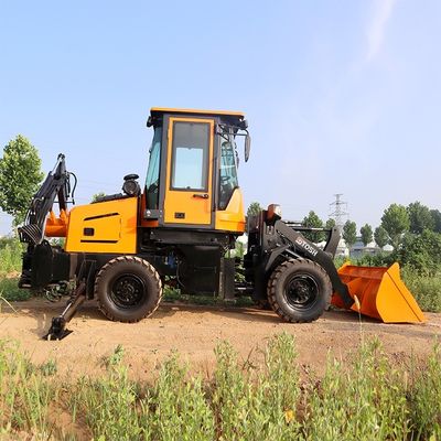 4x4 固定 フロントエンド ローダー バックホー ミニ バックホー ローダー