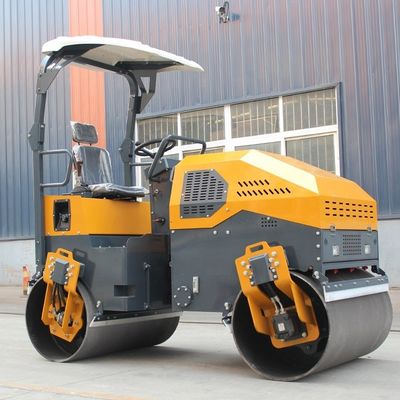 ダブルドラム 歩いてアスファルト道路の裏に ミニバイブラータ タンデムローラー 200L 水槽