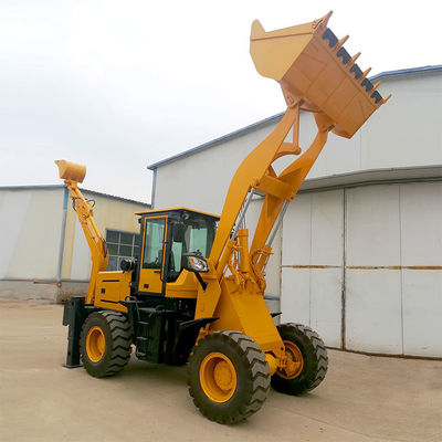 HQ-WZ-20-28 ミニバックホーローダー掘削機 37 KW と 500 mm Min.回転半径