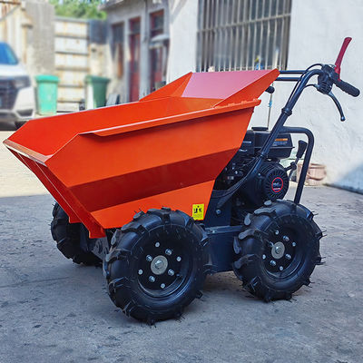 手引いたロープリコール スタート ミニダンパー トラック ガソリンエンジンのパワーと125Lバケツ