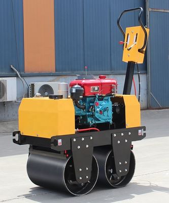 ミニ0.5トンのダブルドラム振動道路ローラーコンパクター 川崎水力ポンプ