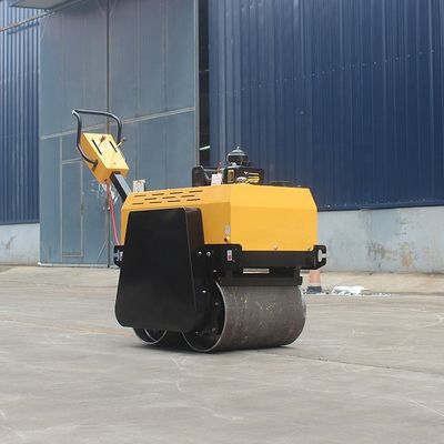 425mm ドラム直径 小型0.5トンのダブルドラムロードローラー ディーゼルアスファルトコンパクター
