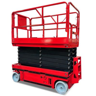 48V/4.5kw モーターパワー 4-16m リフト モバイルシザース 工業用プラットフォーム