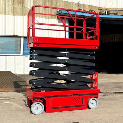 48V/4.5kw モーターパワー 4-16m リフト モバイルシザース 工業用プラットフォーム