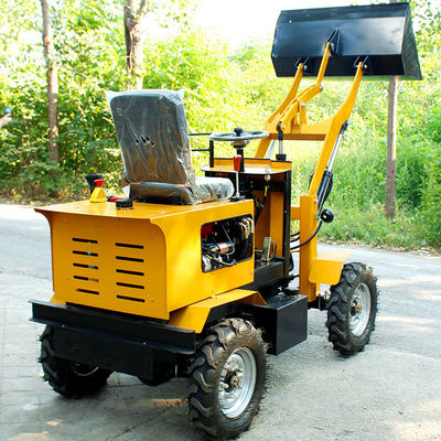 0.8トンのフロントコンパクト ミニフロントローダー レストラン用のバケツ容量1cm2