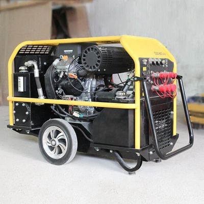 燃料タンク容量6.1Lのディーゼルまたはガソリンスタンドの水力発電機