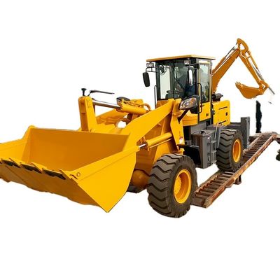 建設工事 ディーゼルエンジン フロント・ローダー バックホー・ローダー 3トンのホイール・ローダー