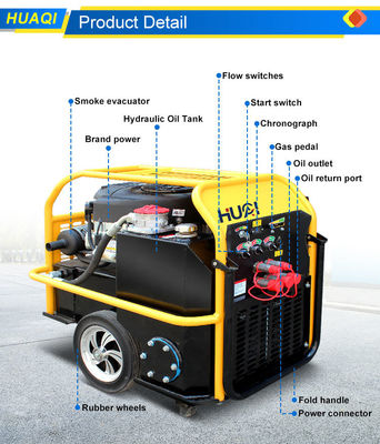 35HP ハンドプッシュタイプ ガソリン ディーゼル 180 液圧圧の水力発電機