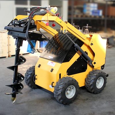 高負荷モメント ミニ スキッドステアローダー 建設現場の堅牢な性能