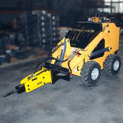 高負荷モメント ミニ スキッドステアローダー 建設現場の堅牢な性能
