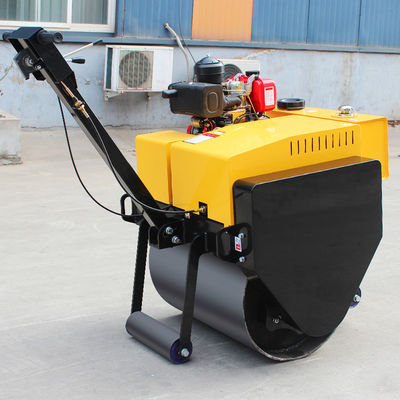 小規模な建設現場用 電気スタート 0.5 トンの単体ドラムロードロールコンパクター