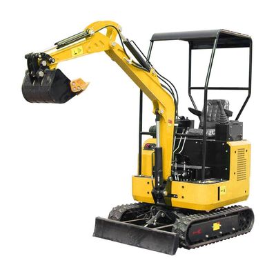 1.8トンのミニ小型クローラー掘削機 1100mmトラックゲージ