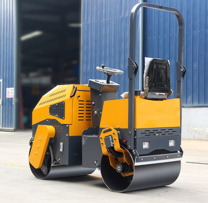 静的線形負荷 45N/cm 1t 滑らかな道路建設のためのダブルドラムロードロール