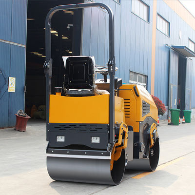 静的線形負荷 45N/cm 1t 滑らかな道路建設のためのダブルドラムロードロール